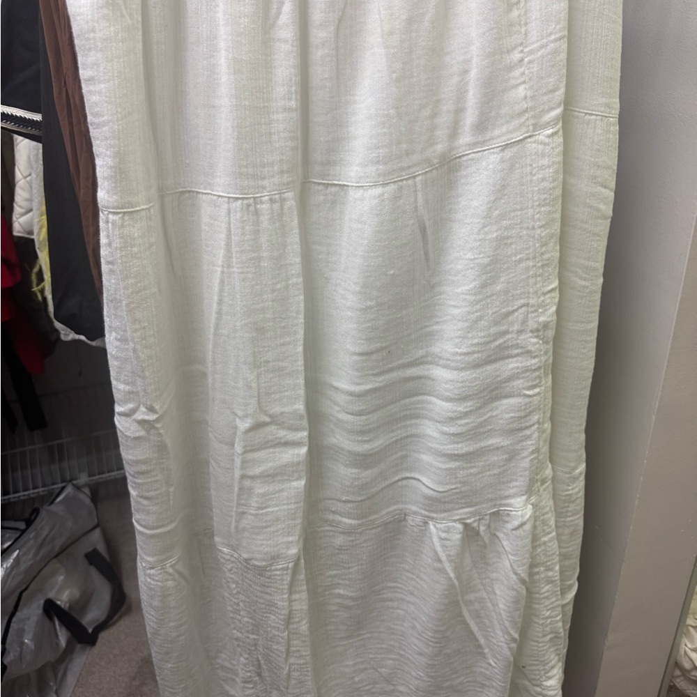 ASOS Cream Maxi Skirt